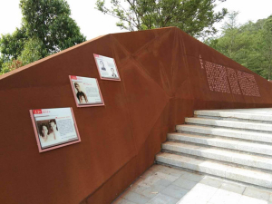 西华耐候钢挡土墙